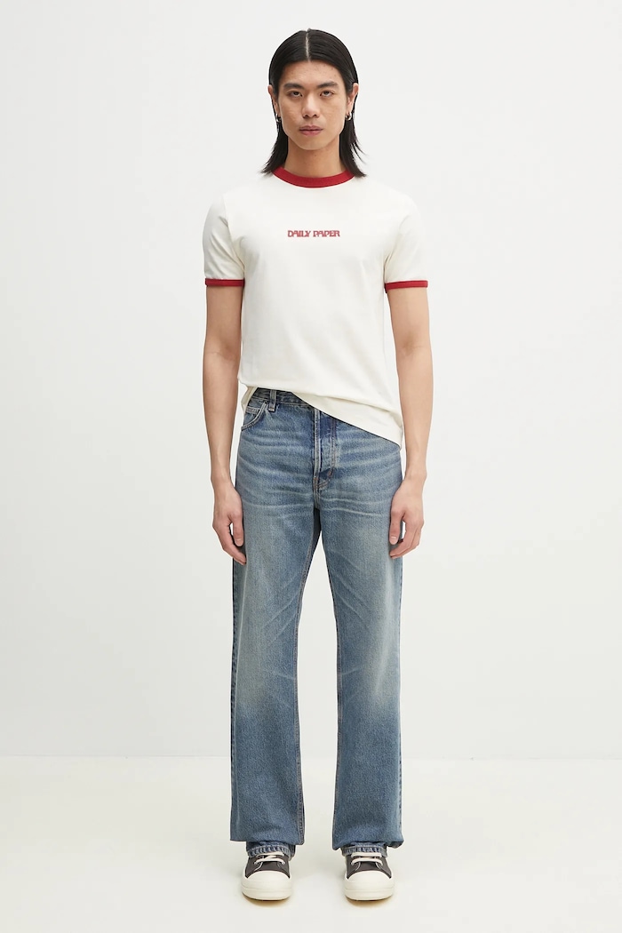 Джинсы Fiorucci Lollipop Heart Print Straight Fit Jeans U02SPDJE075DN02DN02 голубой