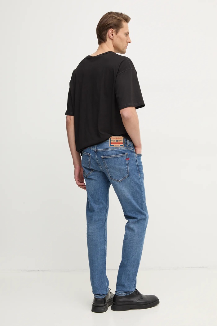 Îmbrăcăminte Diesel jeansi 2019 D-STRUKT L.34 TROUSERS A03563.0KIAL albastru
