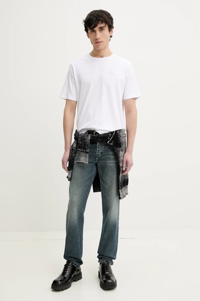 Diesel Džíny Diesel 2023 D-FINITIVE L.32 TROUSERS A10229.007Y7 modrá SS25