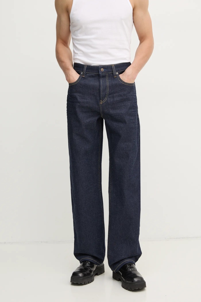 Diesel jeansy 2001 D-MACRO L.32 TROUSERS granatowy A11598.0GRDV