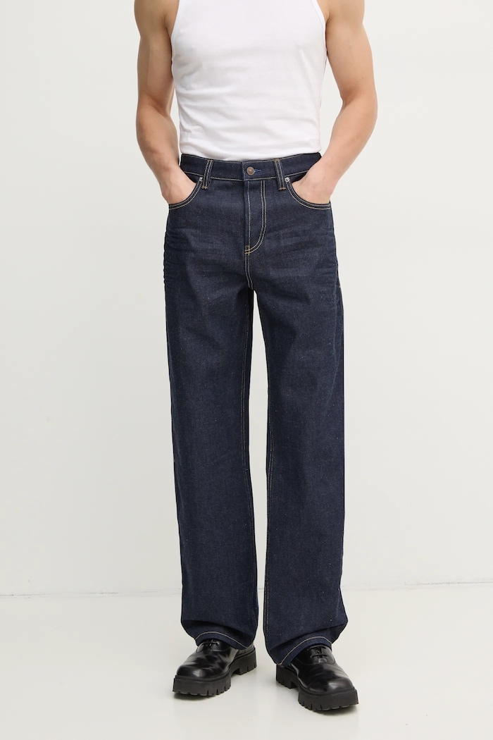 Diesel jeansy 2001 D-MACRO L.32 TROUSERS granatowy A11598.0GRDV