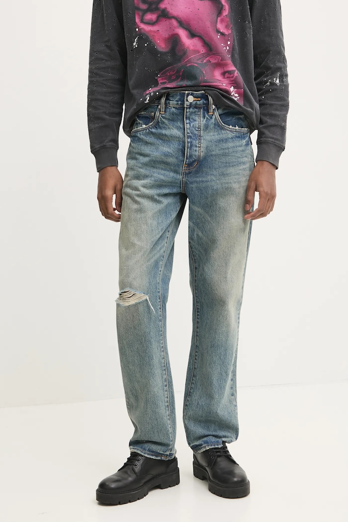 PURPLE BRAND jeans HADLEY VINTAGE albastru P011.HVDK125