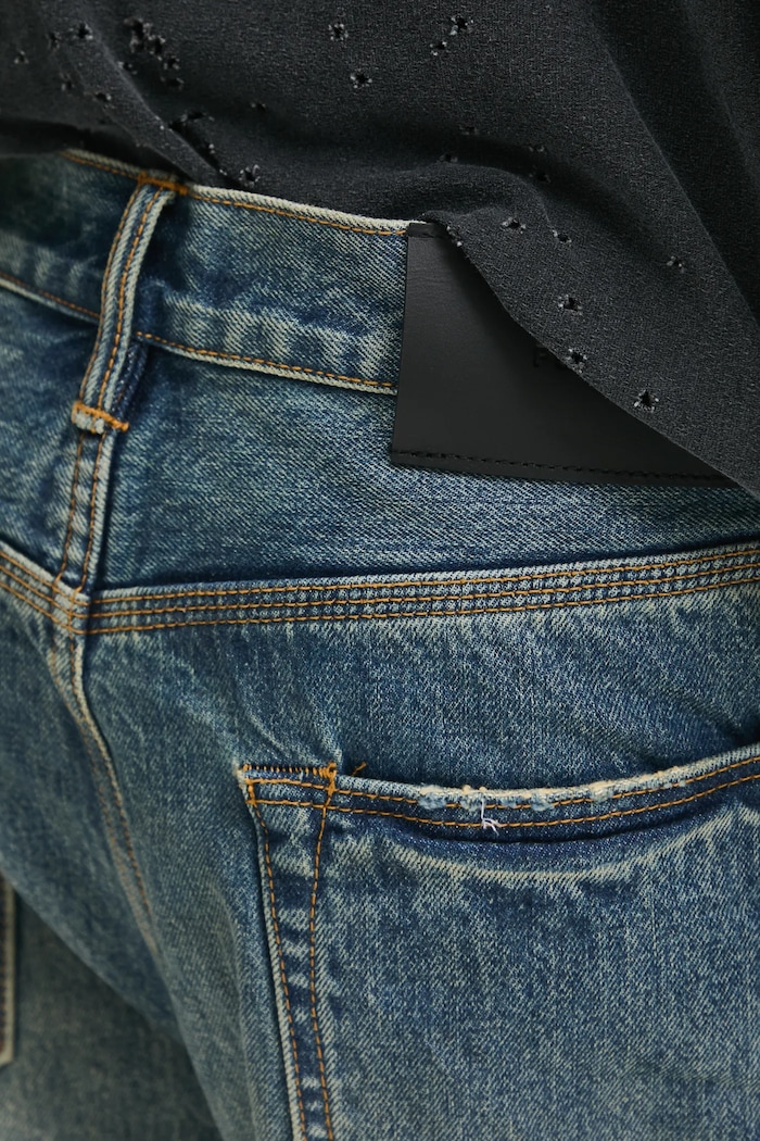 PURPLE BRAND jeans HADLEY VINTAGE P011.HVDK125 albastru