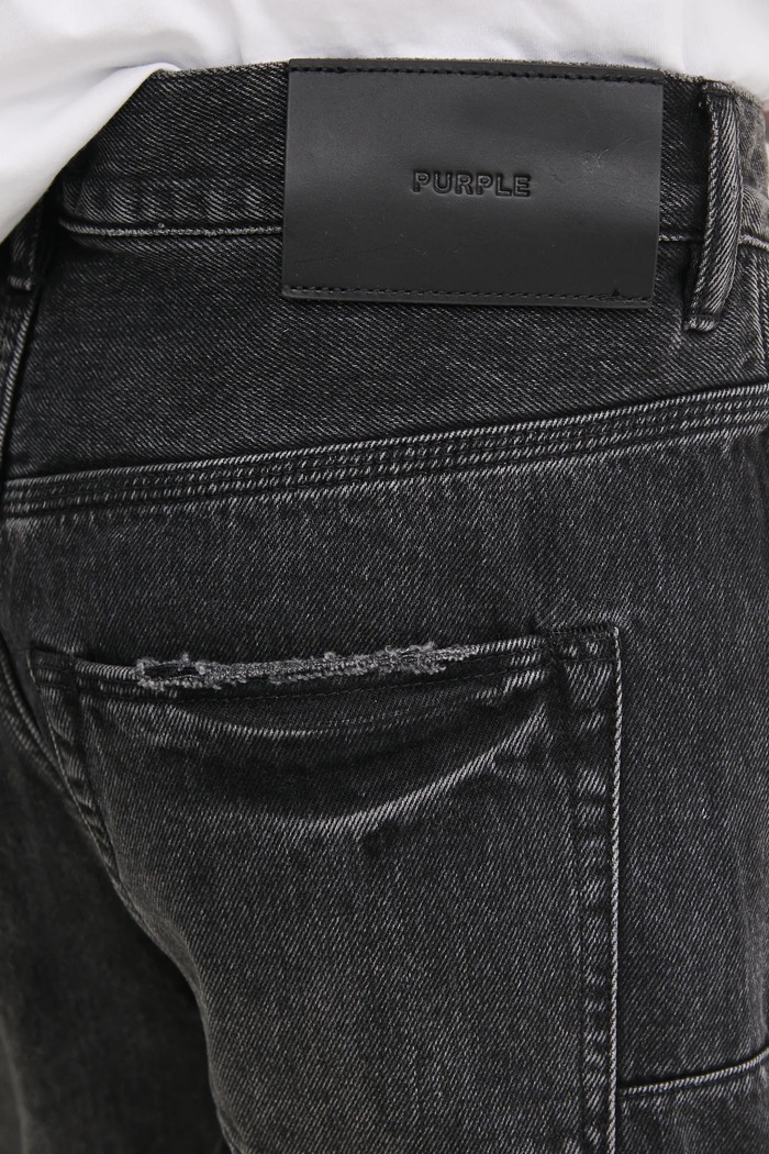 Τζιν παντελόνι PURPLE BRAND CONCORDE RIP REPAIR μαύρο P018.CRPB125
