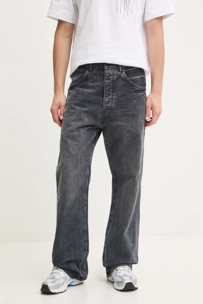 PURPLE BRAND jeansy ROYALTIES CANVAS szary P018.RYCN125