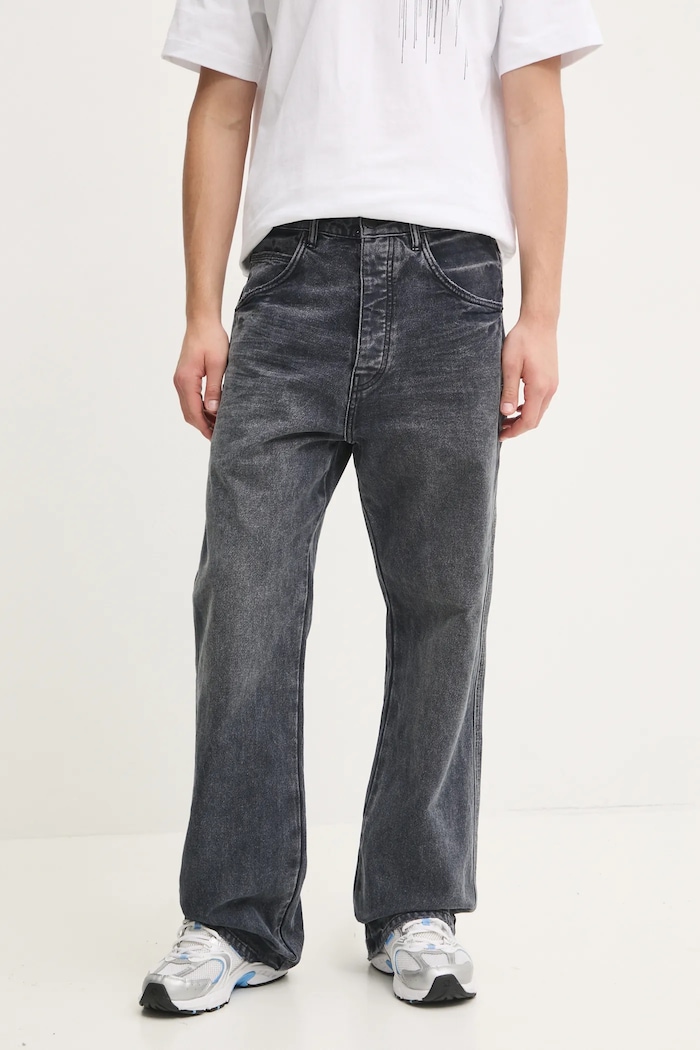 PURPLE BRAND jeansy ROYALTIES CANVAS szary P018.RYCN125