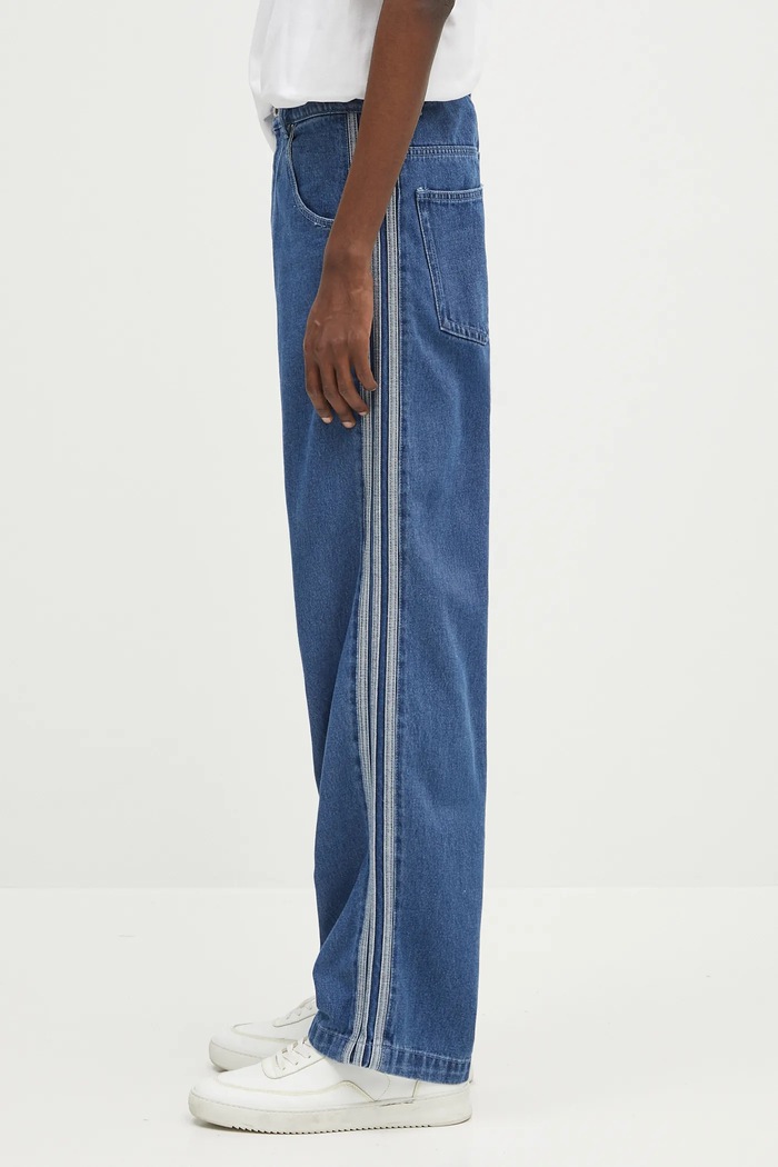 adidas Originals jeansy Firebird JC6234 niebieski AW25