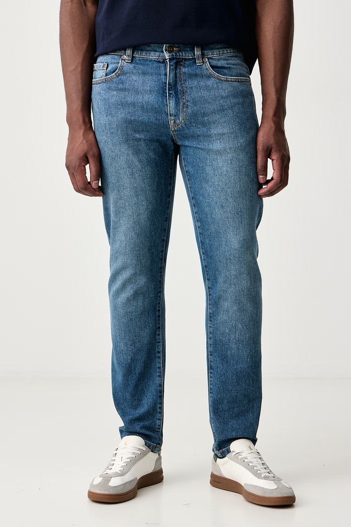 United Colors of Benetton Jeansy slim fit męskie niebieski 4MCP57BC8