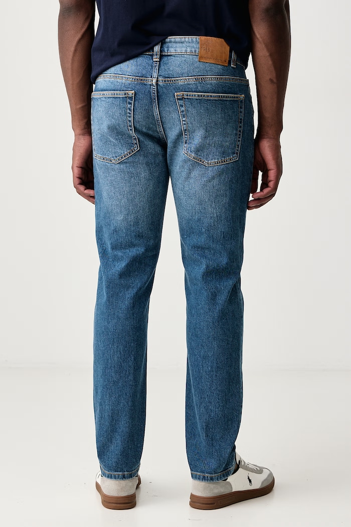 Odzież United Colors of Benetton Jeansy slim fit męskie 4MCP57BC8 niebieski