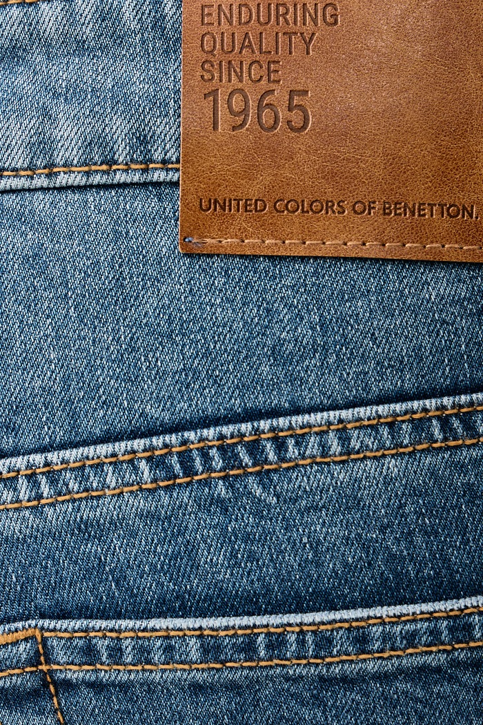Τζιν slim fit Ανδρικά United Colors of Benetton 4MCP57BC8 μπλε