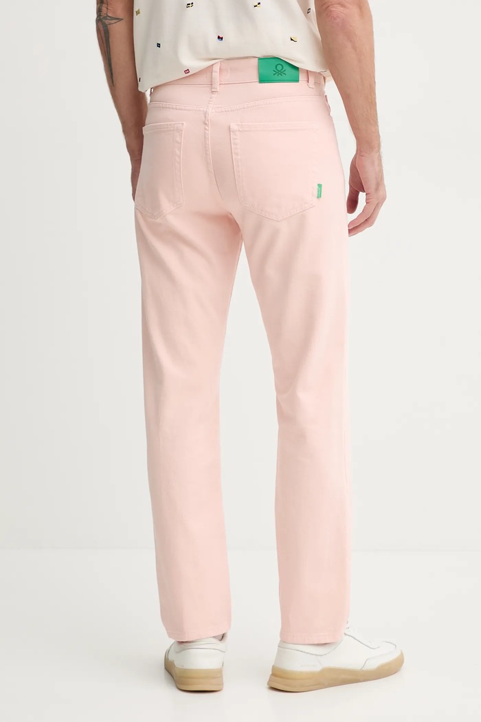 Odjeća Pamučne traperice United Colors of Benetton 4RZVUE01W roza