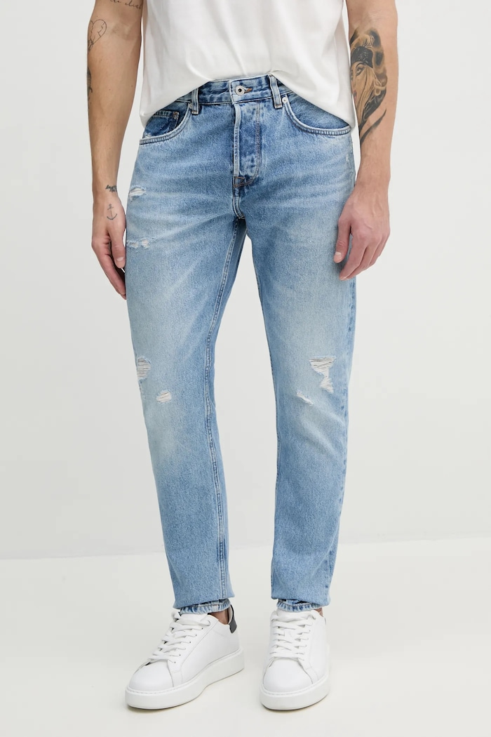 Džíny Pepe Jeans TAPERED JEANS CALLEN modrá PM207392RM0