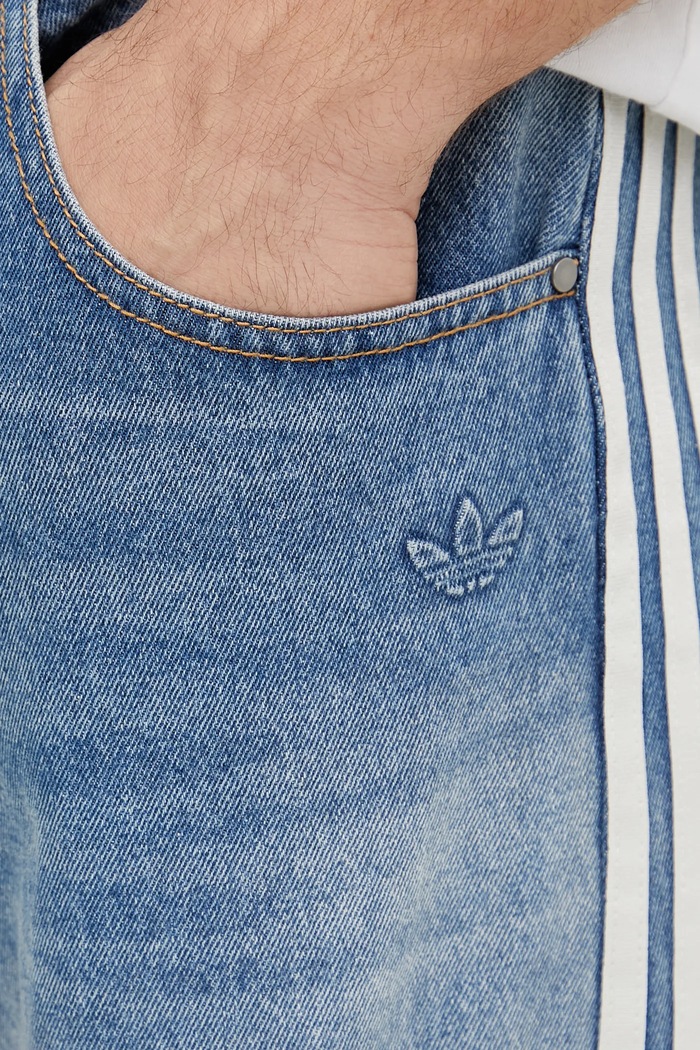 Džíny adidas Originals DENIM JEANS JX1606 modrá
