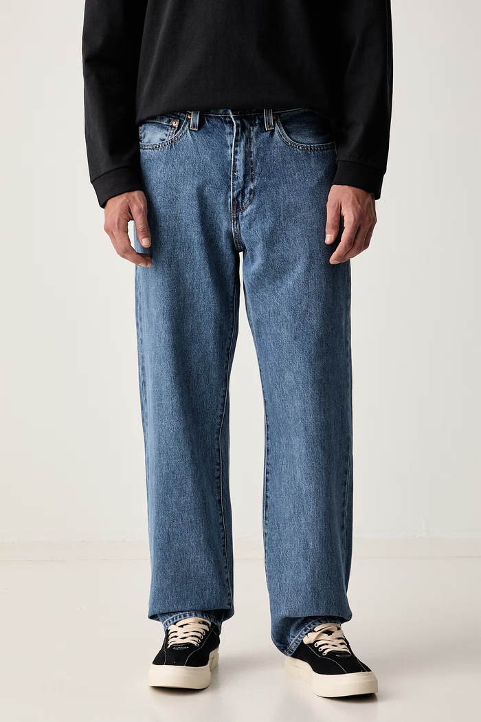 Levi's jeansy straight męskie 568™ LOOSE STRAIGHT niebieski 29037.