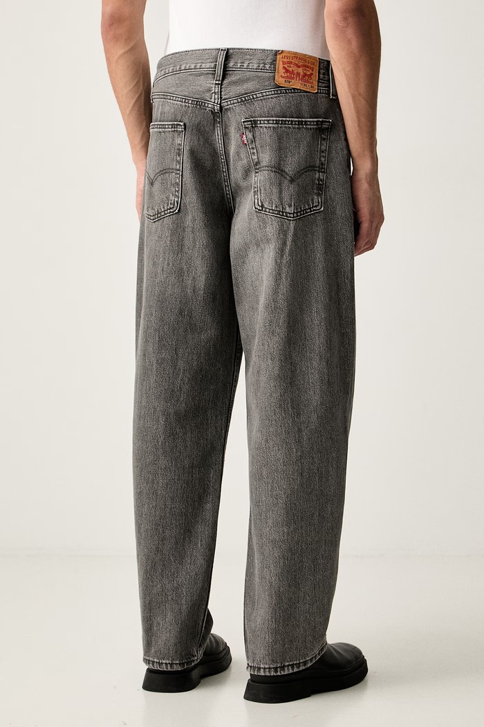 Odzież Levi's jeansy męskie 578™ BAGGY A4750 szary