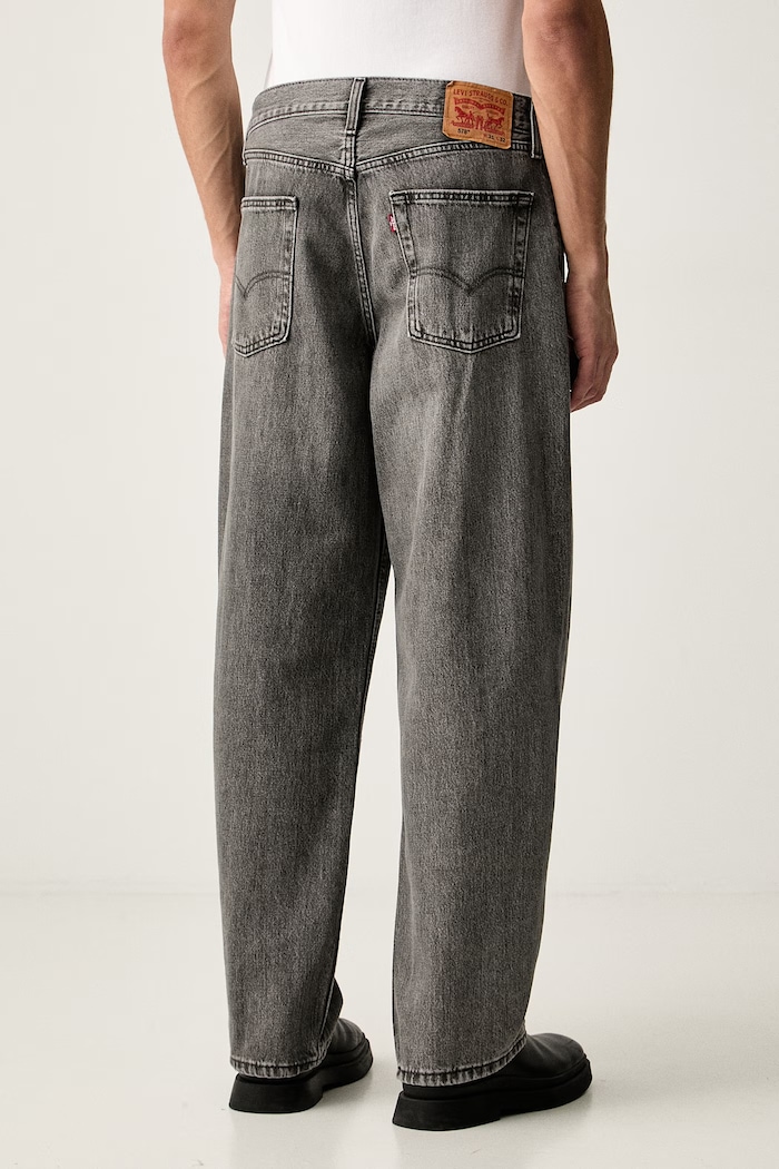 Odzież Levi's jeansy męskie 578™ BAGGY A4750 szary