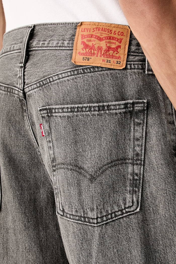 Levi's jeansy męskie 578™ BAGGY szary A4750