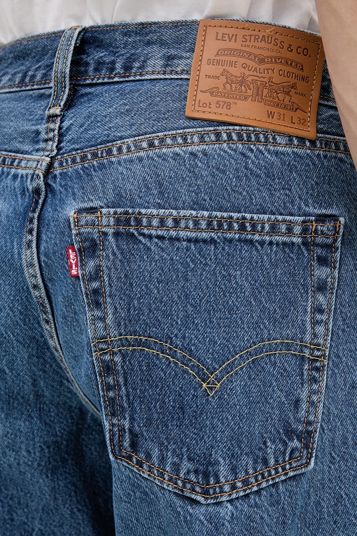 Levi's farmernadrág férfi 578™ BAGGY kék A4750