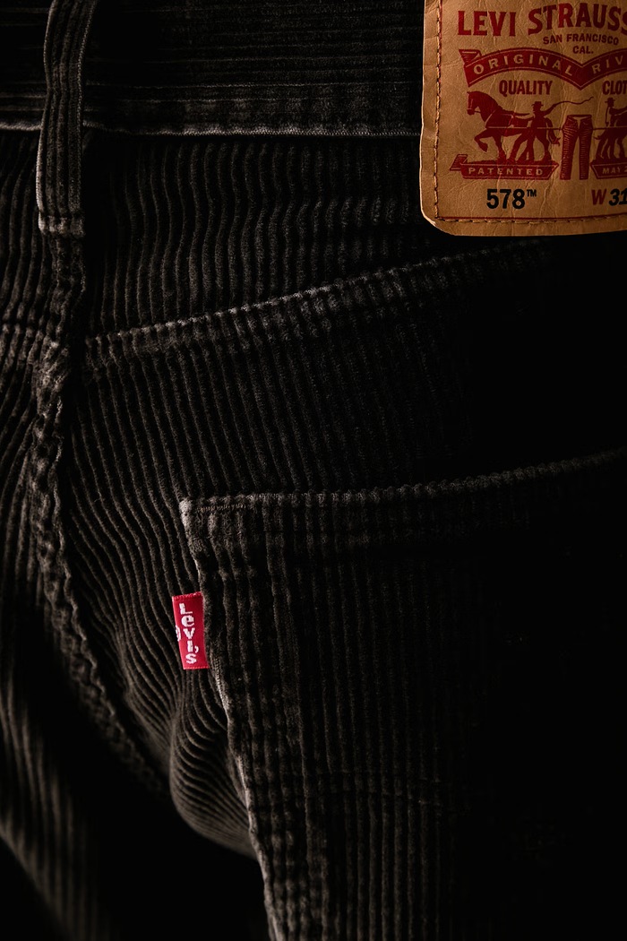 Jeansy męskie 578™ BAGGY Levi's A4750 brązowy