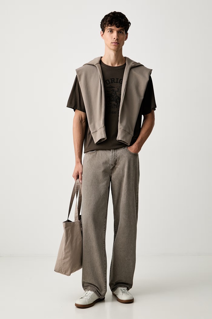 Levi's jeansy męskie 578™ BAGGY A4750 szary AA00