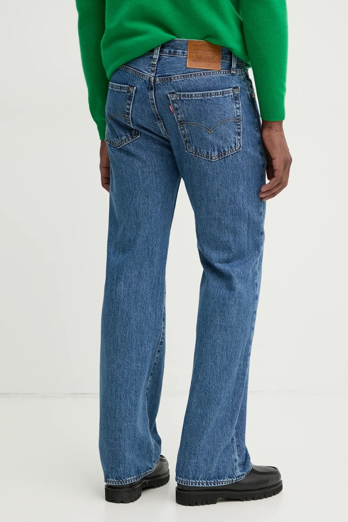 Îmbrăcăminte Levi's Blugi flared pentru bărbați 567 RELAXED FLARE A8630 albastru