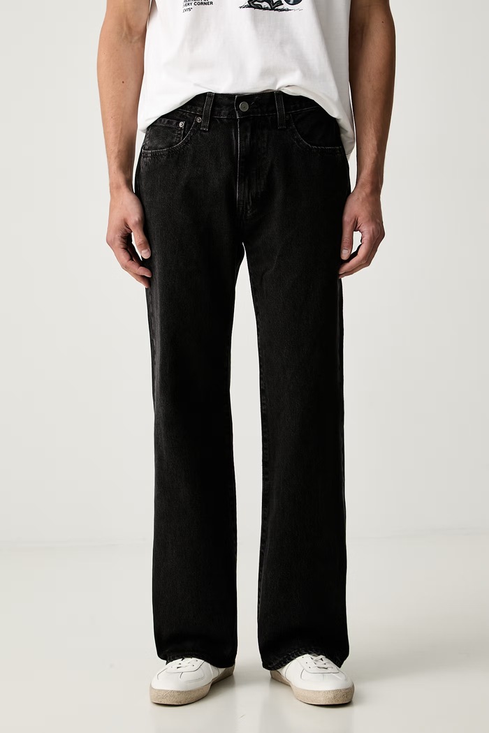 Levi's flare kavbojke moške 567 RELAXED FLARE črna A8630
