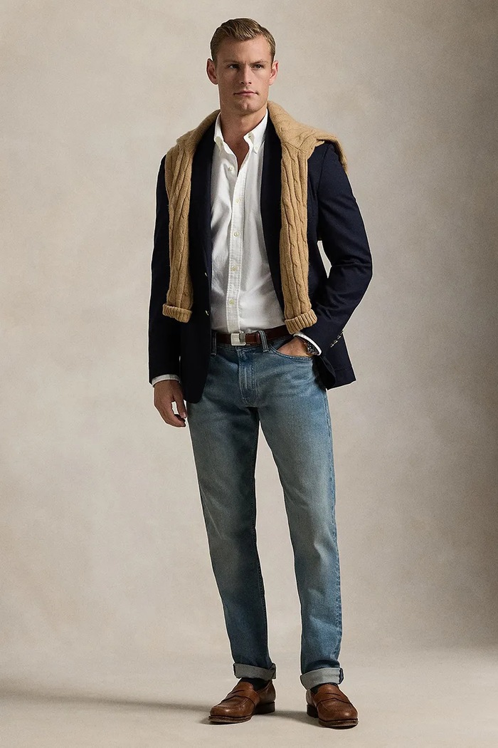Polo Ralph Lauren jeans albastru 710956089