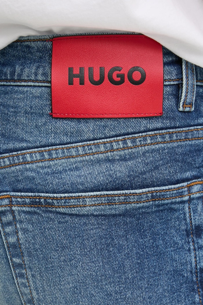 HUGO jeansy niebieski 50537698