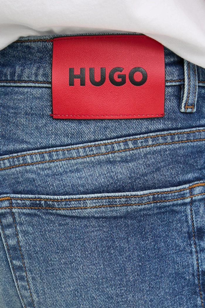 HUGO jeansy niebieski 50537698