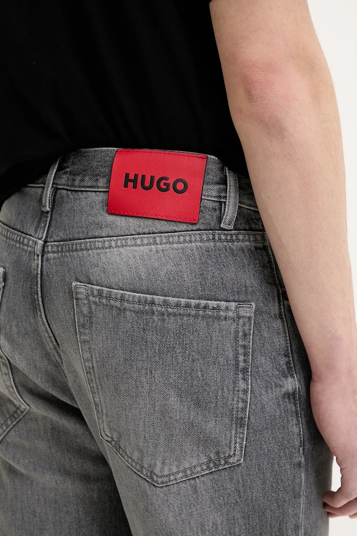 HUGO jeansy szary 50537708
