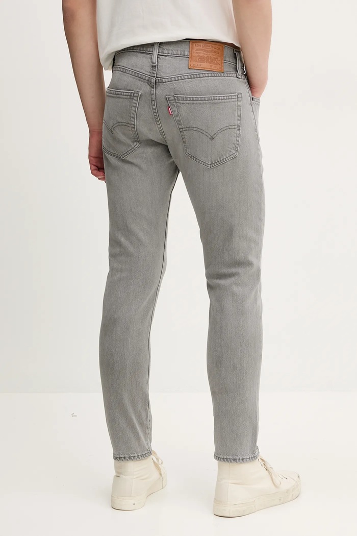 Ρούχα Τζιν παντελόνι Levi's 512 SLIM TAPER 28833.1414 γκρί