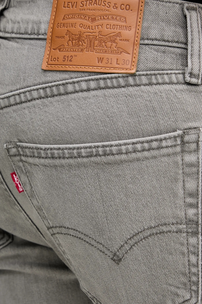 Τζιν παντελόνι Levi's 512 SLIM TAPER γκρί 28833.1414