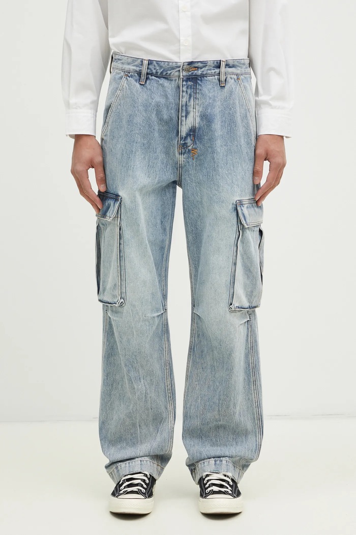 KSUBI jeansy Riot niebieski MPS25PA008