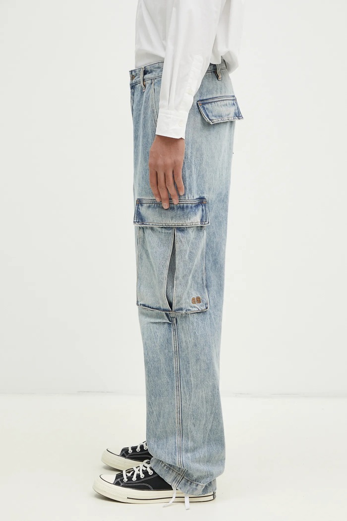 KSUBI jeansy Riot MPS25PA008 niebieski SS25