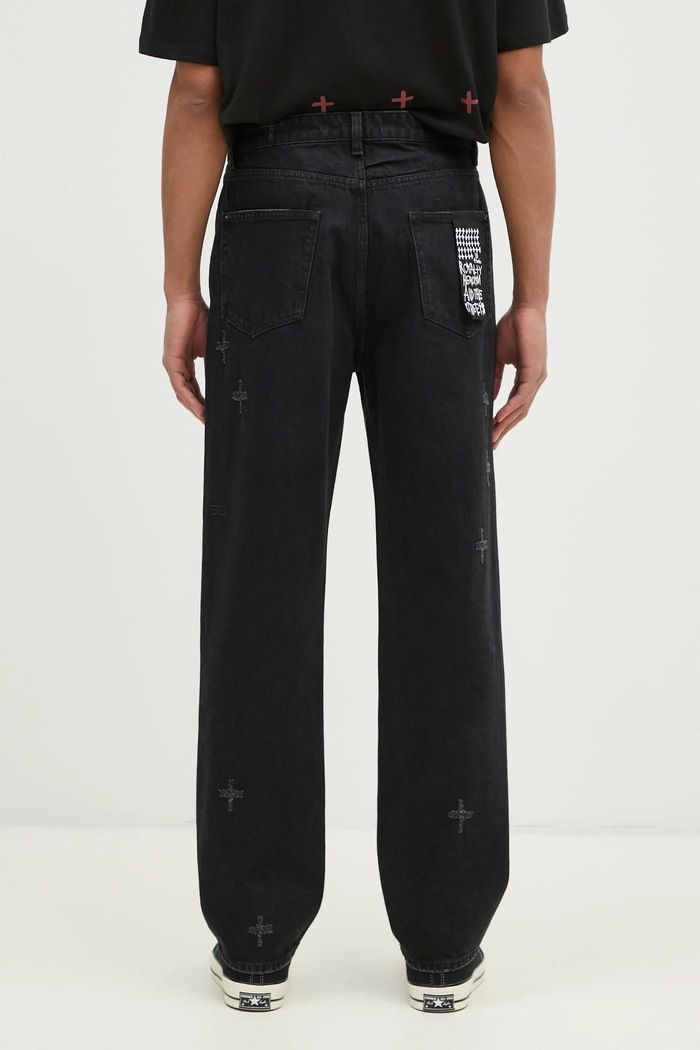 Îmbrăcăminte KSUBI jeans Anti K Nirvana Plus Trashed MPS25DJ044 negru