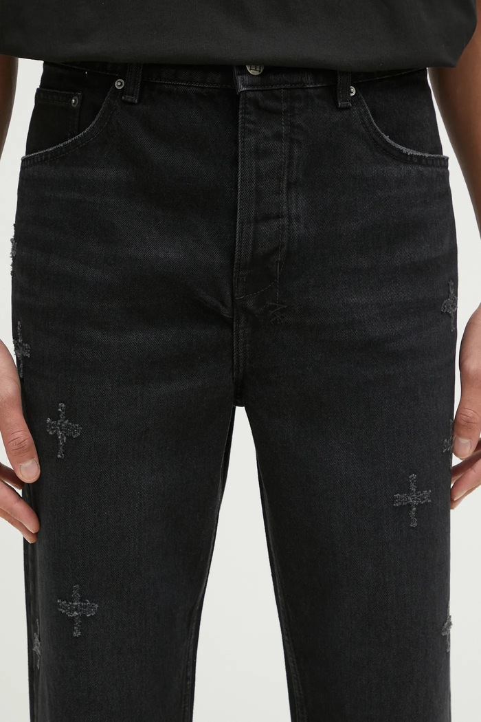 KSUBI jeans Anti K Nirvana Plus Trashed negru MPS25DJ044