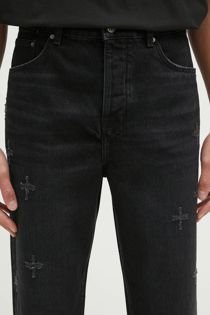 KSUBI jeans Anti K Nirvana Plus Trashed negru MPS25DJ044