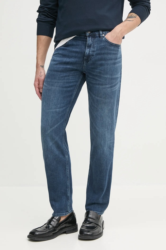 BOSS jeansi bleumarin 50540479