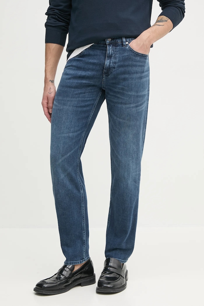BOSS jeansi bleumarin 50540479