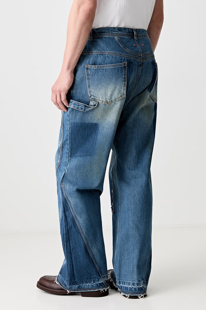 Abbigliamento Andersson Bell jeans Rodeo Carpenter Wide apa793m blu