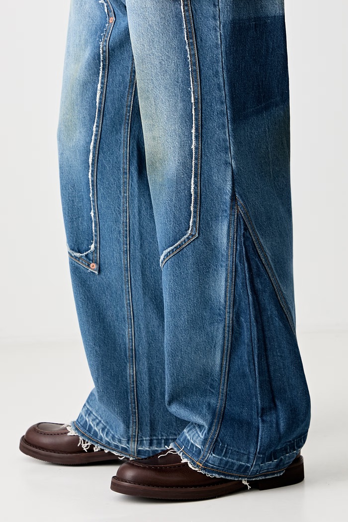 Andersson Bell jeans Rodeo Carpenter Wide blu apa793m