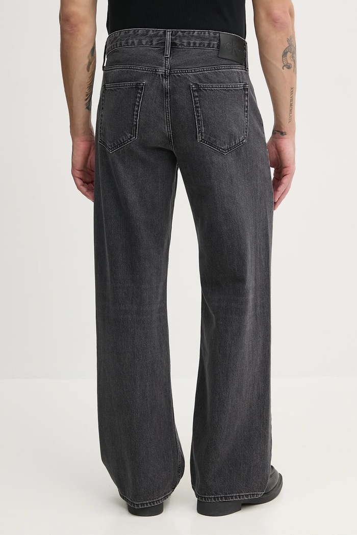 Ρούχα Τζιν παντελόνι Calvin Klein Jeans J30J327144 μαύρο