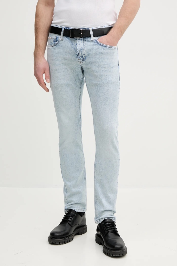 Rifle Calvin Klein Jeans modrá J30J327155