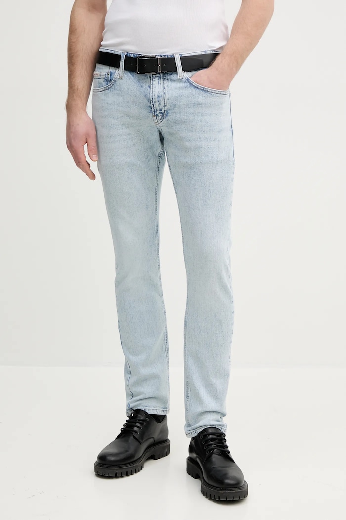 Rifle Calvin Klein Jeans modrá J30J327155
