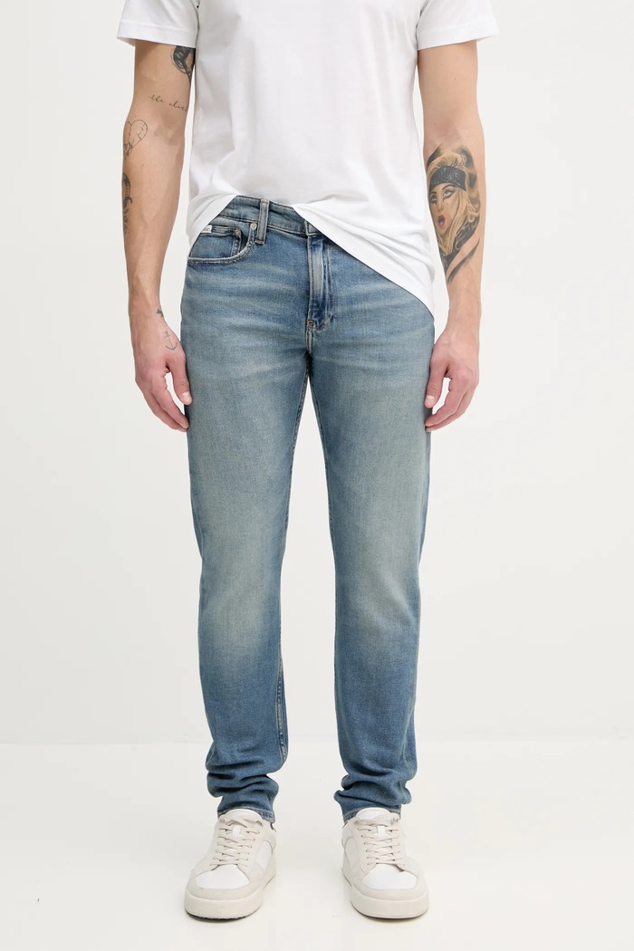 Džíny Calvin Klein Jeans modrá J30J327537