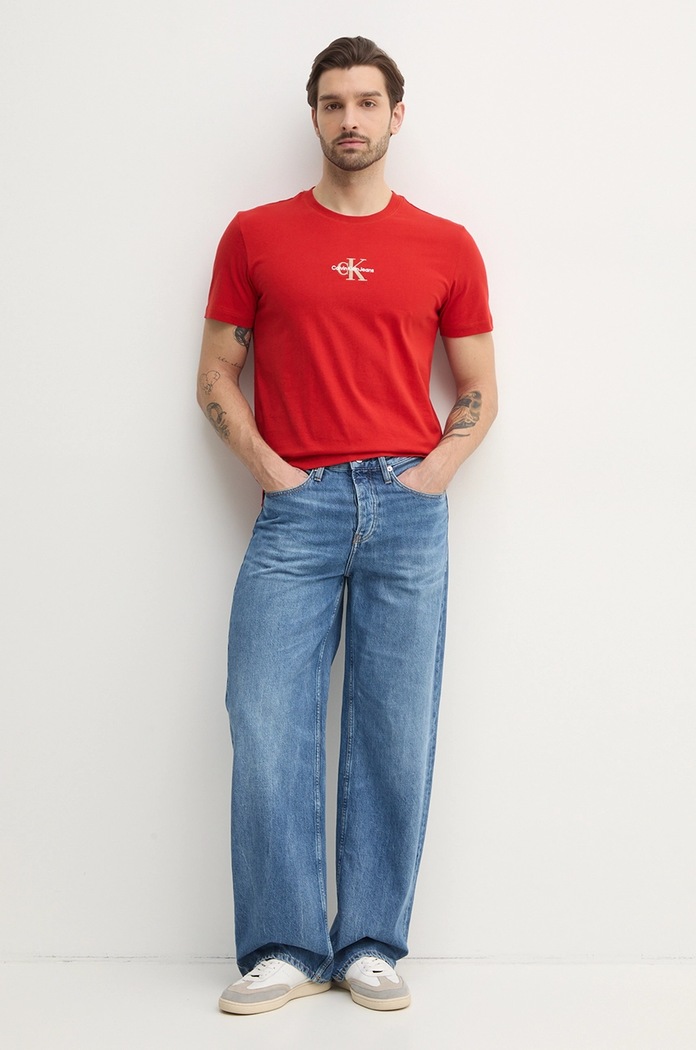 Calvin Klein Jeans jeansi J30J327503 albastru SS25