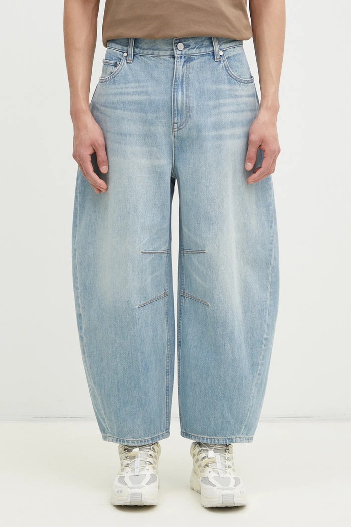 Helmut Lang farmer Cocoon Jeans.Bklyn P kék O10DM201