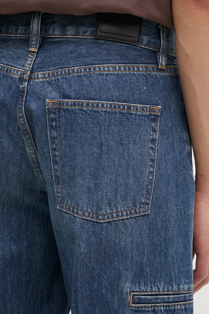 Helmut Lang farmer Carpenter Jean.Bkly1 O10DM203 kék