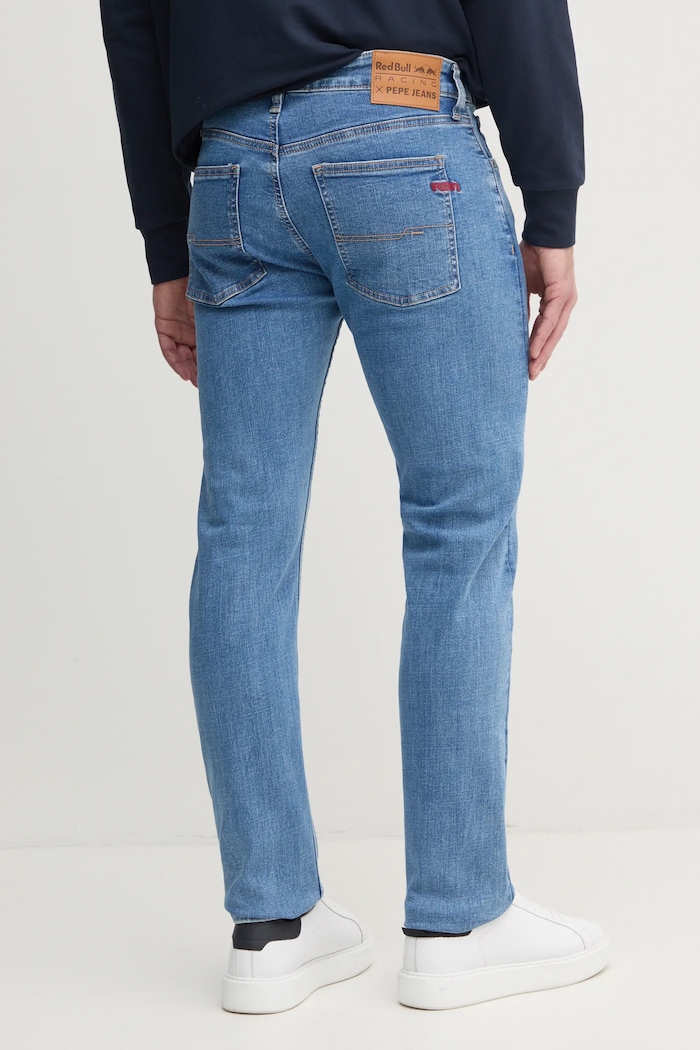 Ρούχα Τζιν παντελόνι Red Bull Racing x Pepe Jeans SLIM FIT JEANS RM200008R18 μπλε