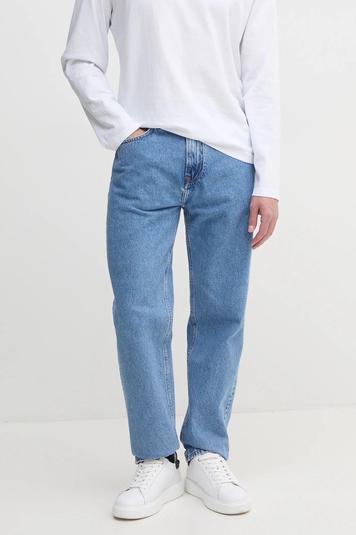 Red Bull Racing x Pepe Jeans jeansy LOOSE FIT JEANS niebieski RM200009R17
